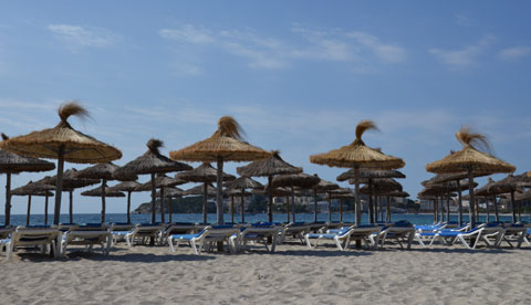 Einer der Str&auml;nde Mallorcas